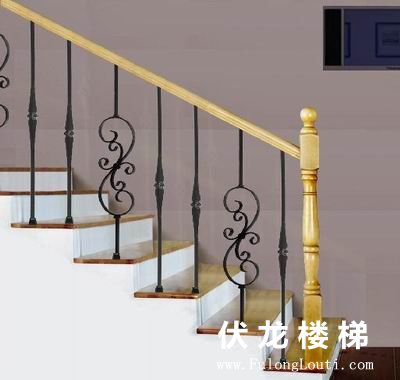 【产品1】简约的铁艺楼梯